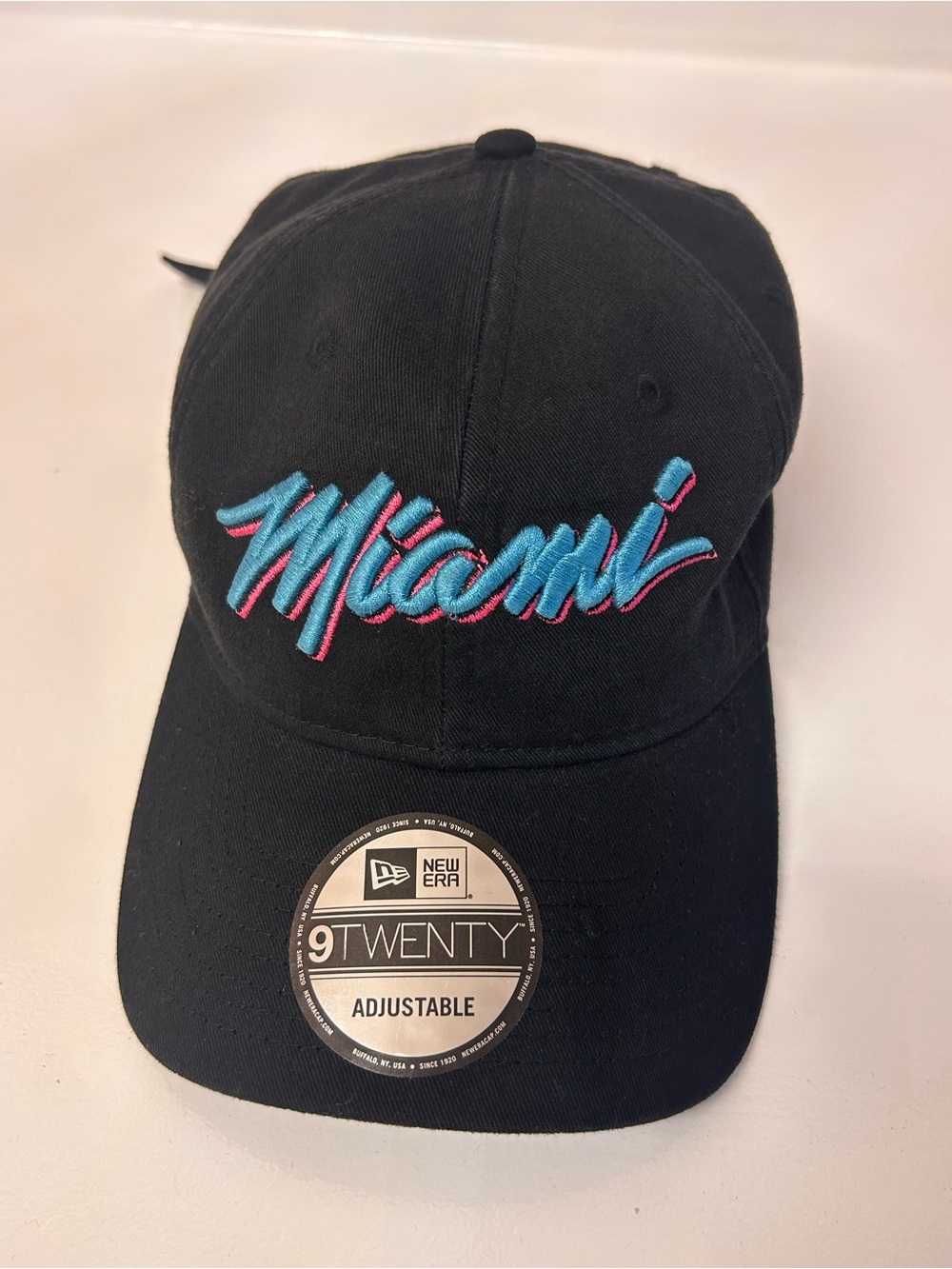 New Era Miami Heat Black City Edition 9TWENTY adjustable cap